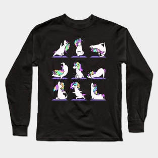 Unicorn Yoga- Long Sleeve T-Shirt